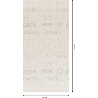 Bosch EXPERT M480 Schleifnetz fr Schwingschleifer, 115 x 230 mm, K 120, 50-tlg.-Beschreibung lesen