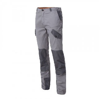 Pantalon de travail Genouillères Gris-Lire la description