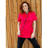 Blouse médicale CARLA Rouge