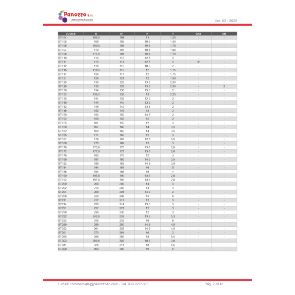 SOTTOTAPPO IN PLASTICA 2mm. - Prezzo multiplo di 100 pz.-Leggi tutto