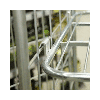 Roll conteneur 4 côtés 1 porte électro-zingué PKM01-EZ - Polyamide 4 piv. dont 2 avec frein