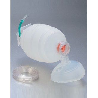Resucitador plegable Pocket Micro-BVM verde C/O2-Leer más