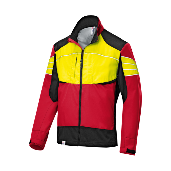 KÜBLER FOREST Ultrashell Jacke rot/warngelb Gr.  3XL-Beschreibung lesen