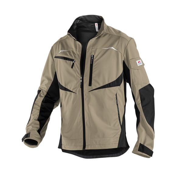 KÜBLER PRACTIQ Ultrashell Jacke anthrazit/schwarz Gr.  XL-Beschreibung lesen