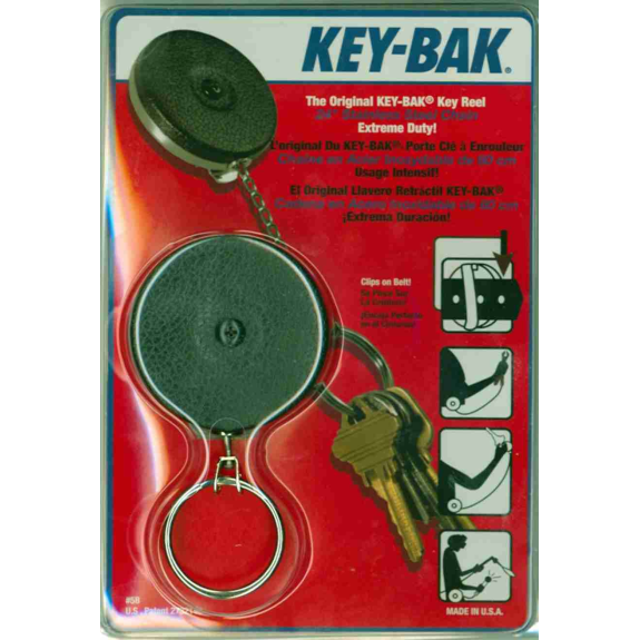 KEY-BAK mit Feder-Clip aus Edelstahl-Beschreibung lesen
