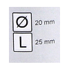 Kernbohrer HSS mit 3/4 in Weldon-Aufnahme, Bohr- 20 mm Kernbohrer HSS mit 3/4 in Weldon-Aufnahme, Bohr- 20 mm