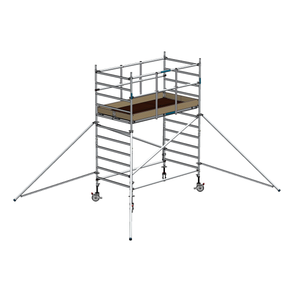 Echafaudage Roulant Aluminium - FE190XL - 6.20m Plancher-Lire la description