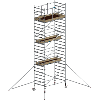 Echafaudage Roulant Aluminium - FE190XL - 6.20m Plancher-Lire la description