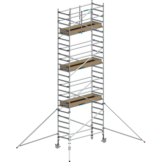Echafaudage Roulant Aluminium - FE190 - 5.20m Plancher-Lire la description