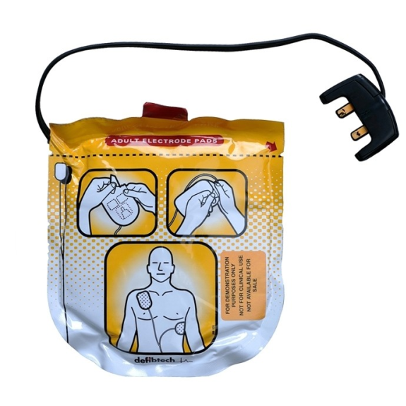 Piastre per defibrillazione Defibtech LIFELINE VIEW - Adulto (coppia) - Originali-Lire la description