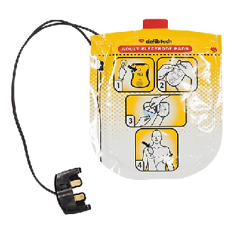 Piastre per defibrillazione Defibtech LIFELINE VIEW - Adulto (coppia) - Originali-Lire la description