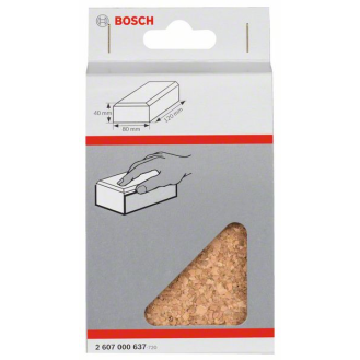 Bosch Handschleifklotz, Lnge x Breite: 80 x 120 mm, aus Kork, klein-Beschreibung lesen