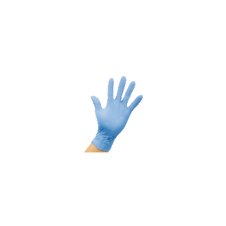 Gants nitrile Bleu non poudrés-Lire la description