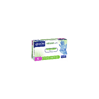 Gants nitrile Bleu non poudrés-Lire la description