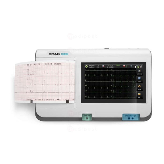 Electrocardiographe Edan SE-301 - 3 canaux et interprétation-Beschreibung lesen