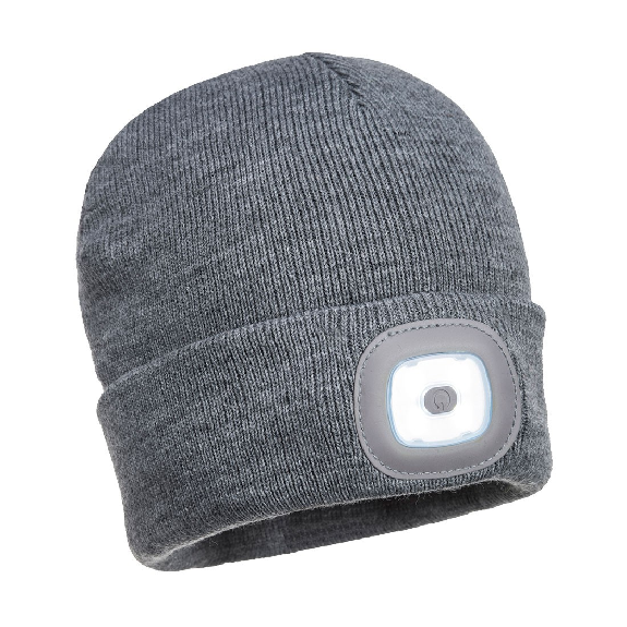Portwest - Bonnet Beanie avec LED rechargeable - B029-Lire la description