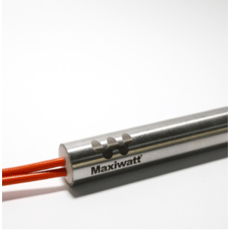 MAXIWATT Cartouche chauffante: 800.00W Watts 200.00 mm Lg 1000.00 mm Lead Lg 230.00V AC 16.00 mm Dia-Lire la description