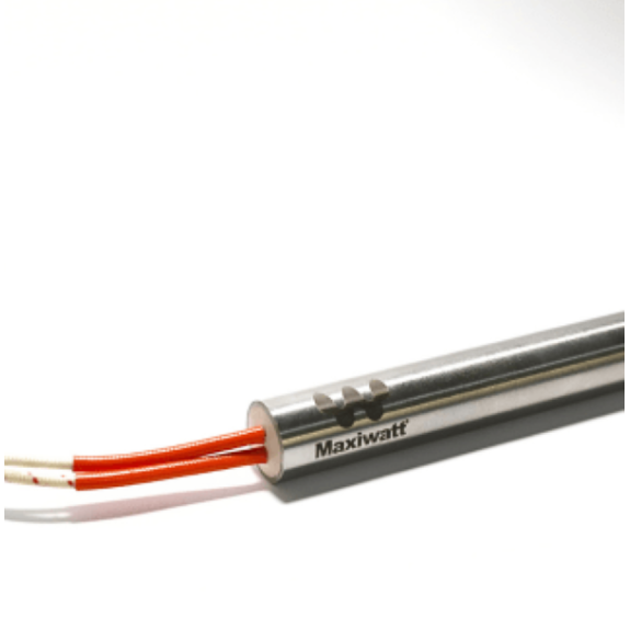 MAXIWATT Cartouche chauffante: 250.00W Watts 130.00 mm Lg 1000.00 mm Lead Lg 230.00V AC 6.50 mm Dia-Lire la description