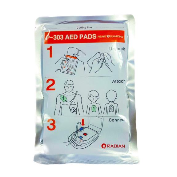 Electrodos Adulto/Pediátrico COMPATIBLES Heart Guardian HR-501 Electrodos Adulto/Pediátrico COMPATIBLES Heart Guardian HR-501-Leer más