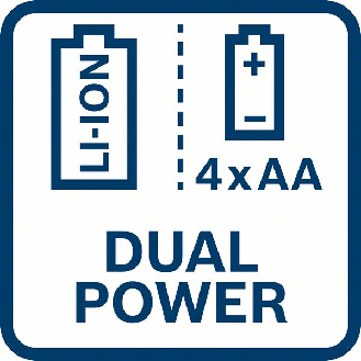 Bosch Kombilaser GCL 2-50 C, mit 4 x 1,5-V-LR6-(AA)-Batterien, Akku-Adapter, RM 2-Beschreibung lesen