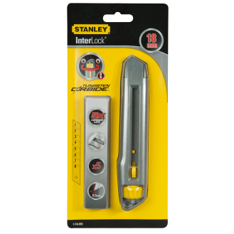 Stanley Cutter Interlock 18mm Carbide-Klingen-Beschreibung lesen