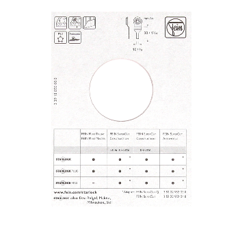 Fein E-Cut Long-Life-Sgeblatt, Lnge 30 mm, Breite 10 mm, VE 3 St, Aufnahme SL-Beschreibung lesen