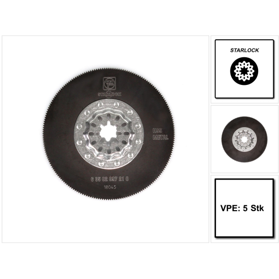 Fein HSS-Sgeblatt,  85 mm, VE 5 St, Aufnahme SL-Beschreibung lesen
