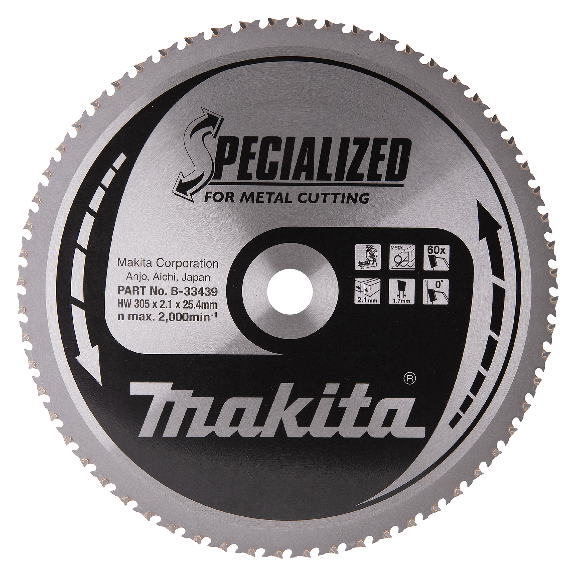 Makita SPECIALIZED Sgeb.305x1"x60Z-Beschreibung lesen