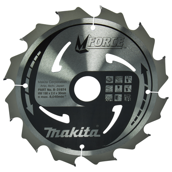 Makita Kreissgeblatt M-FORCE Makita Kreissgeblatt M-FORCE-Beschreibung lesen