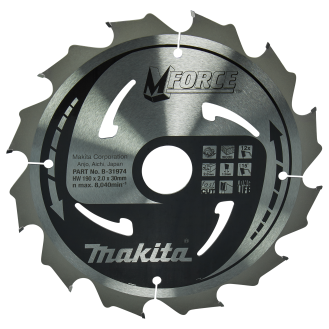 Makita Kreissgeblatt M-FORCE-Beschreibung lesen