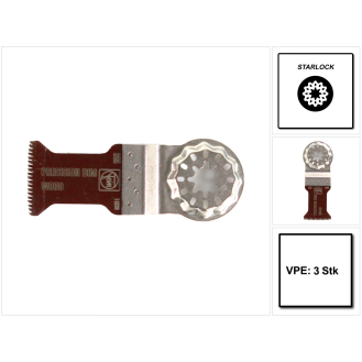 Fein E-Cut Precision BIM-Sgeblatt, Lnge 50 mm, Breite 35 mm, VE 3 St, Aufnahme-Beschreibung lesen