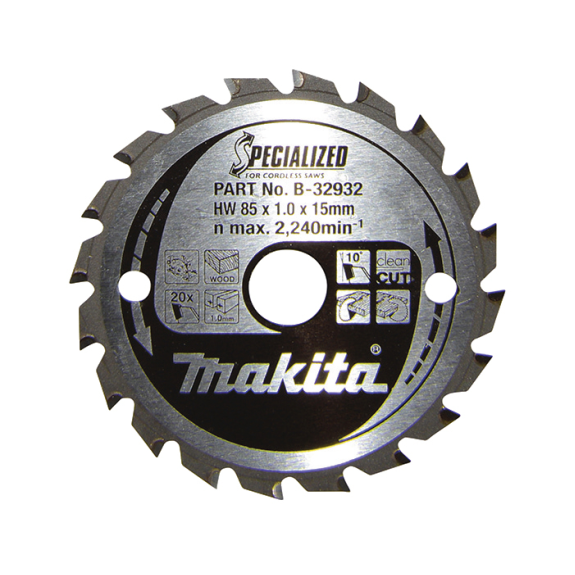 Makita SPECIALIZED Sgeb.85x15x20Z-Beschreibung lesen