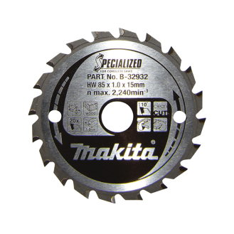 Makita SPECIALIZED Sgeb.85x15x20Z-Beschreibung lesen