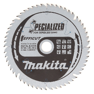 Makita Sgeblatt 165x1,45x20, 56Z EFFICUT-Beschreibung lesen