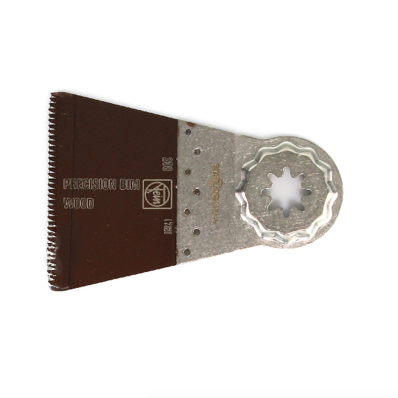 Fein E-Cut Precision BIM-Sgeblatt, Lnge 50 mm, Breite 65 mm, VE 3 St, Aufnahme-Beschreibung lesen