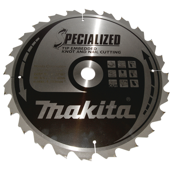 Makita SPECIALIZED Sgeb.355x30x24Z-Beschreibung lesen