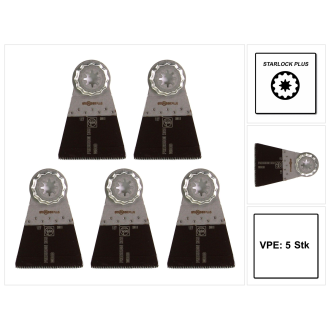 Fein E-Cut Precision-Sgeblatt, Lnge 50 mm, Breite 65 mm, VE 5 St, Aufnahme SLP-Beschreibung lesen