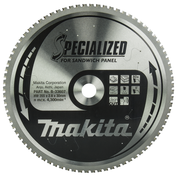 Makita SPECIALIZED scie b.355x30x80Z-Leggi tutto