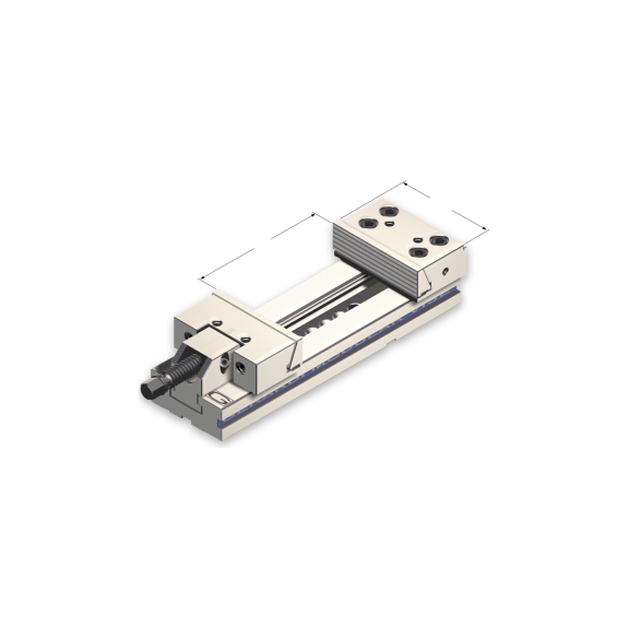 Étau modulaire de précision avec mâchoire mobile Étau modulaire de précision avec mâchoire mobile-Lire la description