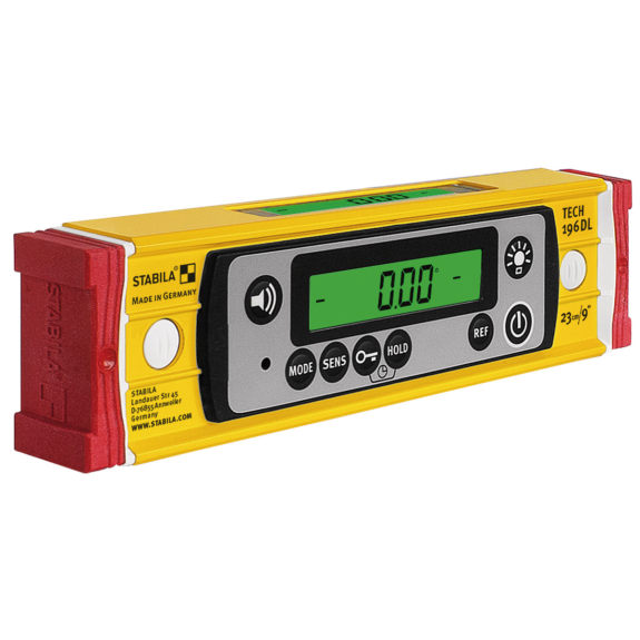 Stabila Digitale Wasserwaage TECH 196 DL, 23 cm, wasser- und staubdicht nach IP-Beschreibung lesen