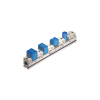 Morsa Multiflex Art.606 T.1x600 con ganasce a gradino (Art.609) e staffe Art.298 fornite in omaggio