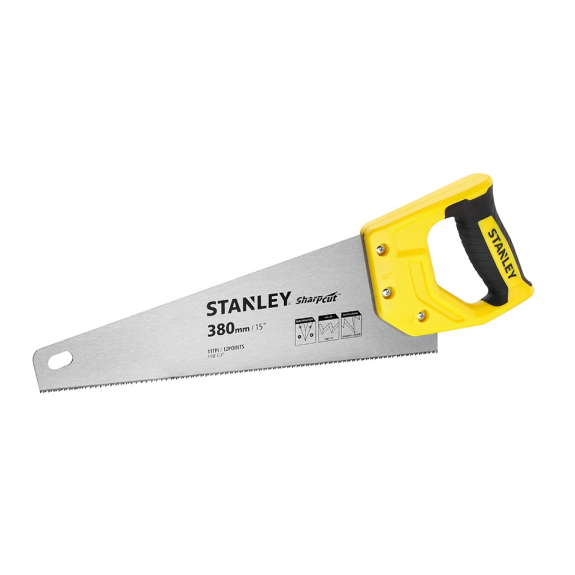 Scie égoïne à bois universelle SHARPCUT 380mm - STANLEY - STHT20369-1-Lire la description