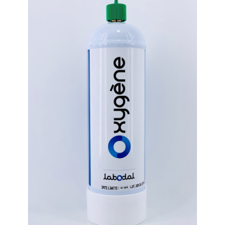 Oxygène médicinal Labodal 110 bar, gaz pour inhalation, en bouteille 2,2L-Lire la description