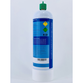 Oxygène médicinal Labodal 110 bar, gaz pour inhalation, en bouteille 2,2L-Lire la description