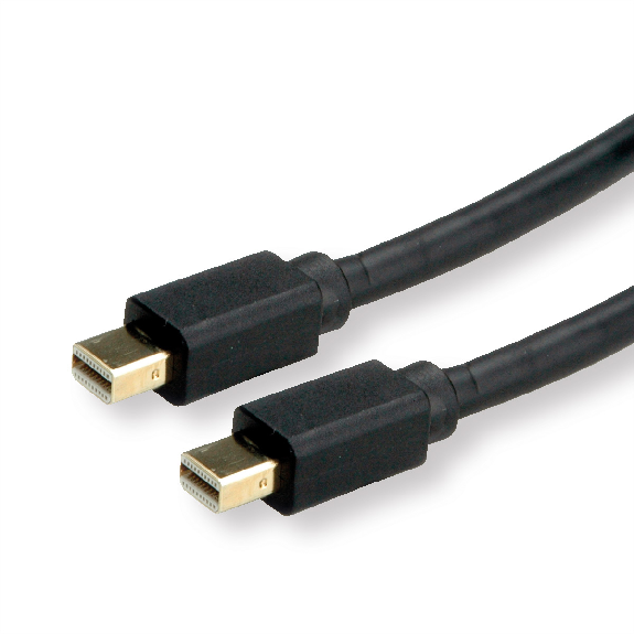 ROLINE Câble Mini DisplayPort v1.4, mDP M - mDP M, noir, 2 m-Lire la description