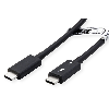 ROLINE Câble Thunderbolt 4 USB type C, M/M, 40Gbit/s, 100W, passif, noir, 1 m