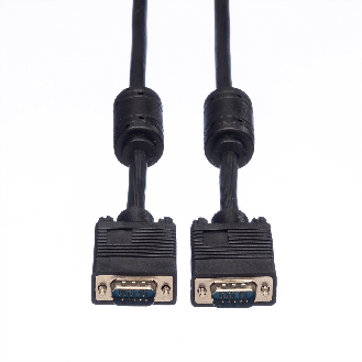 ROLINE SVGA-Kabel HD15 ST - ST mit Ferritkern, 15 m-Beschreibung lesen