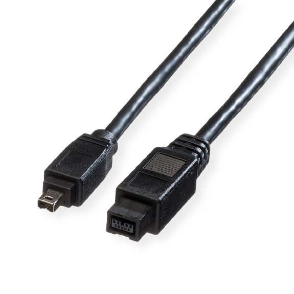 ROLINE IEEE 1394b / IEEE 1394 Kabel, 9/4polig, schwarz, 1,8 m ROLINE IEEE 1394b / IEEE 1394 Kabel, 9/4polig, schwarz, 1,8 m-Beschreibung lesen