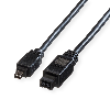 ROLINE IEEE 1394b / IEEE 1394 Kabel, 9/4polig, schwarz, 1,8 m ROLINE IEEE 1394b / IEEE 1394 Kabel, 9/4polig, schwarz, 1,8 m