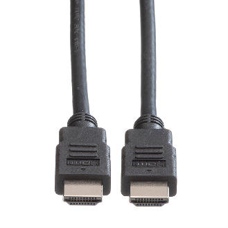 ROLINE HDMI High Speed Kabel mit Ethernet, LSOH, schwarz, 5 m-Beschreibung lesen